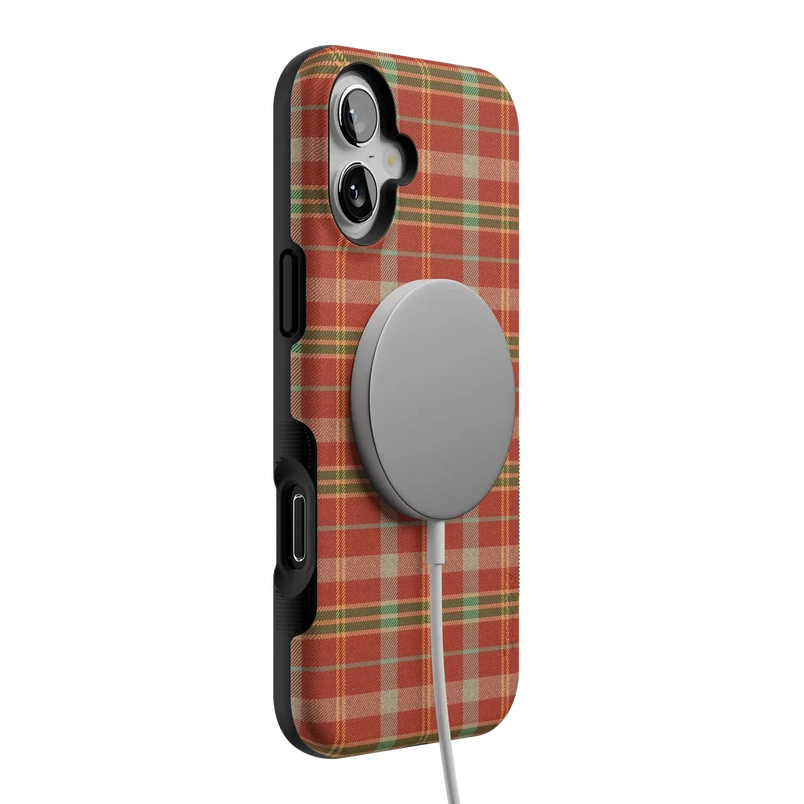 Spiced Chai | Fall Plaid Case Phone Case get.casely 