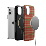 Spiced Chai | Fall Plaid Case Phone Case get.casely 
