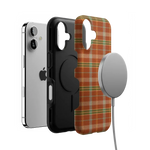 Spiced Chai | Fall Plaid Case Phone Case get.casely 