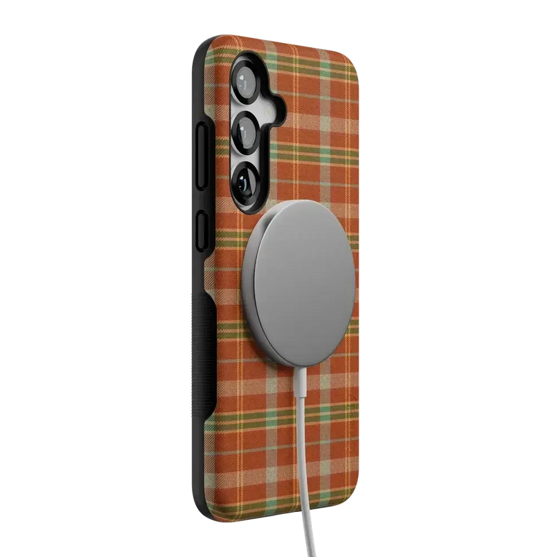Spiced Chai | Fall Plaid Case Phone Case get.casely 