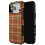 Spiced Chai | Fall Plaid Case Phone Case get.casely 