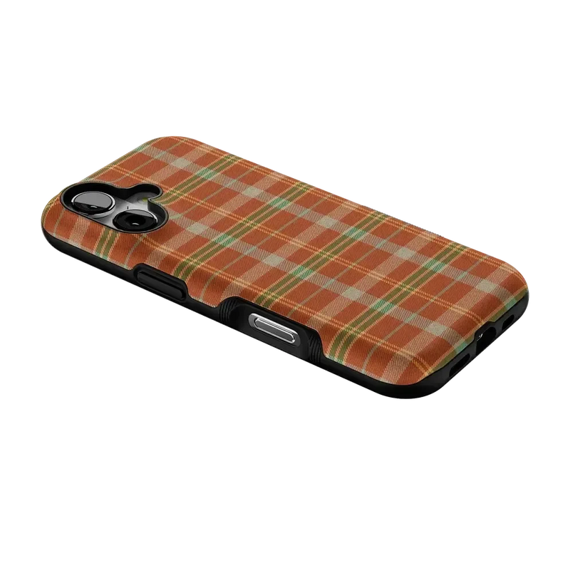 Spiced Chai | Fall Plaid Case Phone Case get.casely 