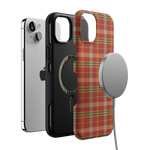 Spiced Chai | Fall Plaid Case Phone Case get.casely 