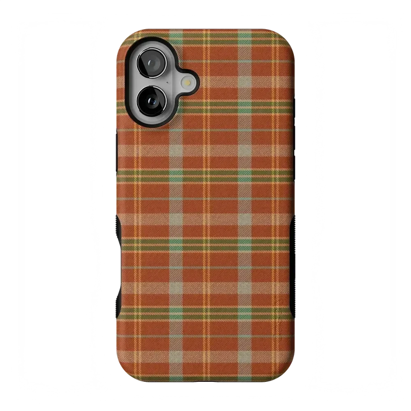Spiced Chai | Fall Plaid Case Phone Case get.casely 
