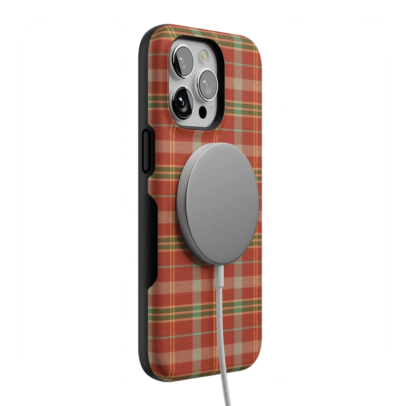 Spiced Chai | Fall Plaid Case Phone Case get.casely 