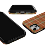 Spiced Chai | Fall Plaid Case Phone Case get.casely 
