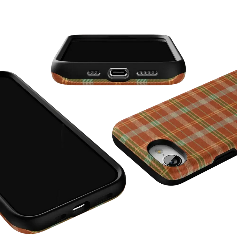 Spiced Chai | Fall Plaid Case Phone Case get.casely 