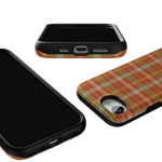 Spiced Chai | Fall Plaid Case Phone Case get.casely 