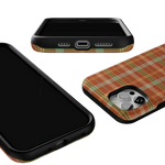 Spiced Chai | Fall Plaid Case Phone Case get.casely 