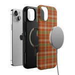 Spiced Chai | Fall Plaid Case Phone Case get.casely 