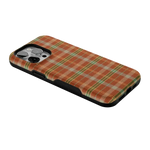 Spiced Chai | Fall Plaid Case Phone Case get.casely 