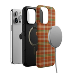 Spiced Chai | Fall Plaid Case Phone Case get.casely 