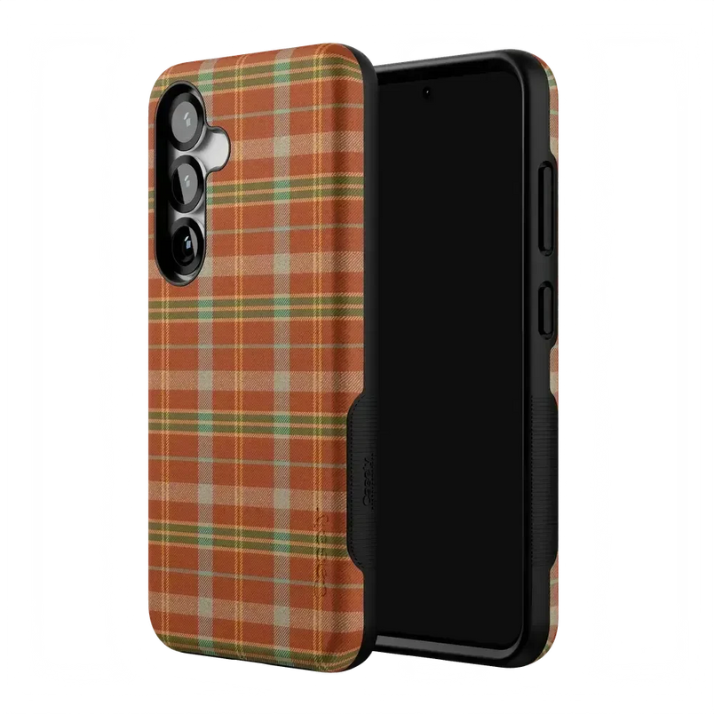 Spiced Chai | Fall Plaid Case Phone Case get.casely 