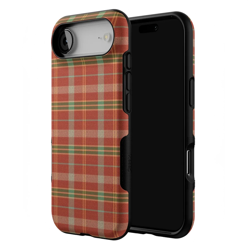 Spiced Chai | Fall Plaid Case Phone Case get.casely 