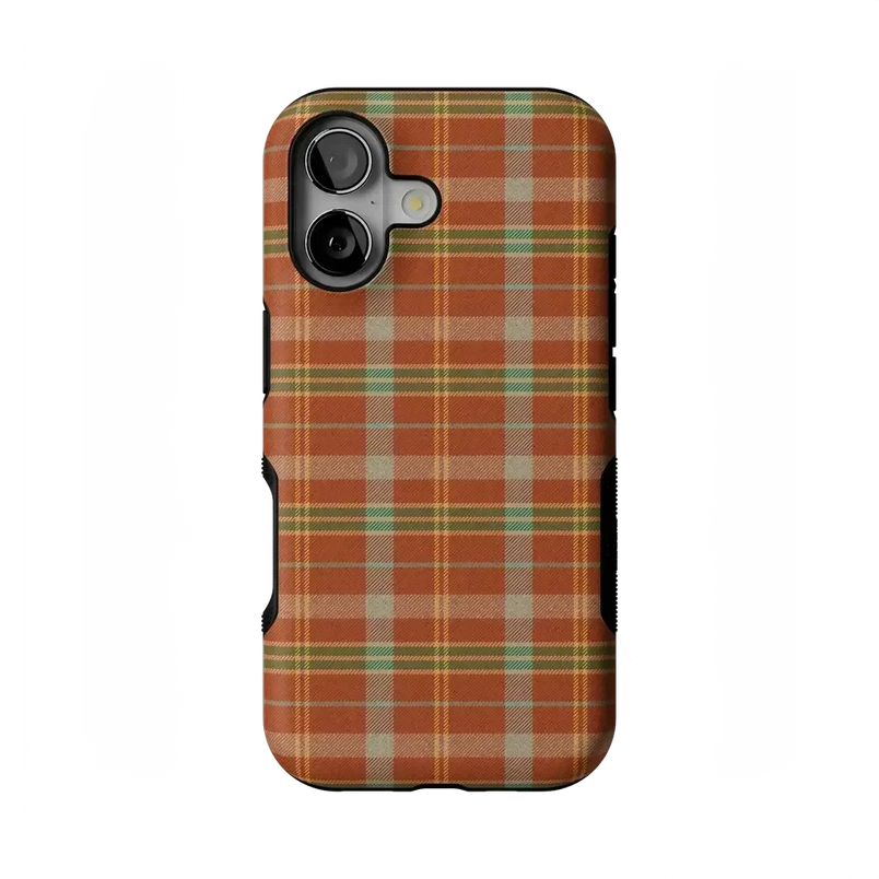 Spiced Chai | Fall Plaid Case Phone Case get.casely 