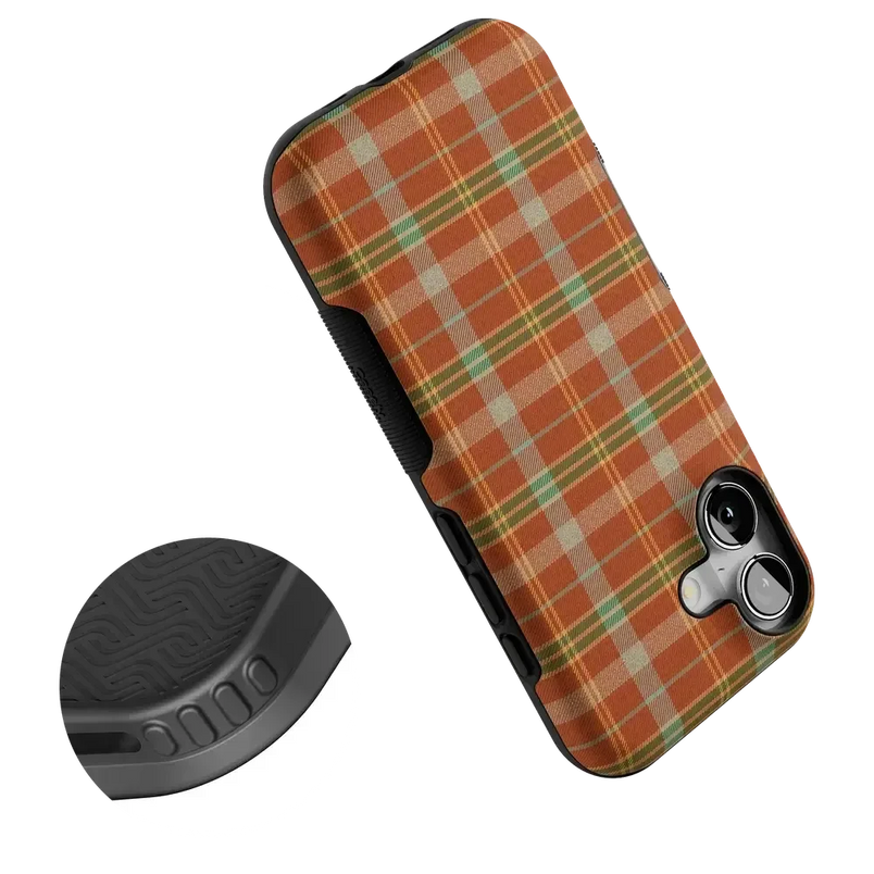 Spiced Chai | Fall Plaid Case Phone Case get.casely 