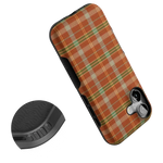 Spiced Chai | Fall Plaid Case Phone Case get.casely 