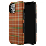 Spiced Chai | Fall Plaid Case Phone Case get.casely 