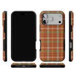 Spiced Chai | Fall Plaid Case Phone Case get.casely 