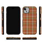 Spiced Chai | Fall Plaid Case Phone Case get.casely 