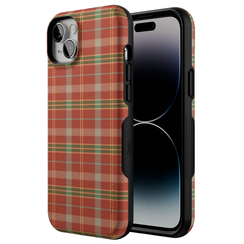 Spiced Chai | Fall Plaid Case Phone Case get.casely 