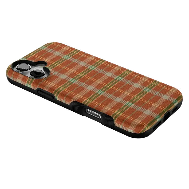 Spiced Chai | Fall Plaid Case Phone Case get.casely 