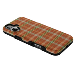 Spiced Chai | Fall Plaid Case Phone Case get.casely 