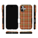 Spiced Chai | Fall Plaid Case Phone Case get.casely 