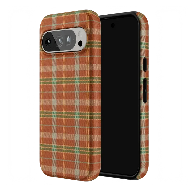 Spiced Chai | Fall Plaid Case Phone Case get.casely 