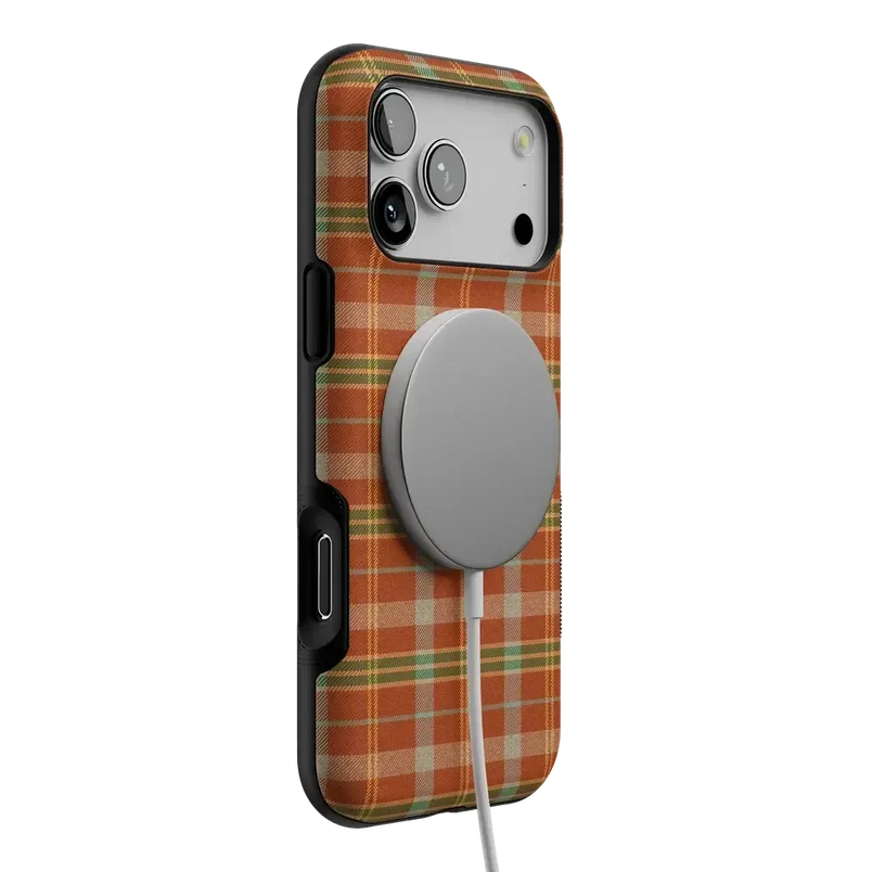 Spiced Chai | Fall Plaid Case Phone Case get.casely 