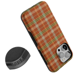 Spiced Chai | Fall Plaid Case Phone Case get.casely 