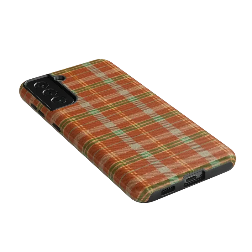 Spiced Chai | Fall Plaid Case Phone Case get.casely 