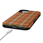 Spiced Chai | Fall Plaid Case Phone Case get.casely 
