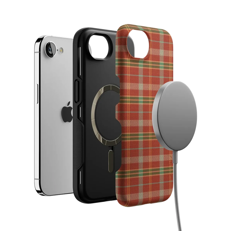 Spiced Chai | Fall Plaid Case Phone Case get.casely 