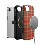Spiced Chai | Fall Plaid Case Phone Case get.casely 