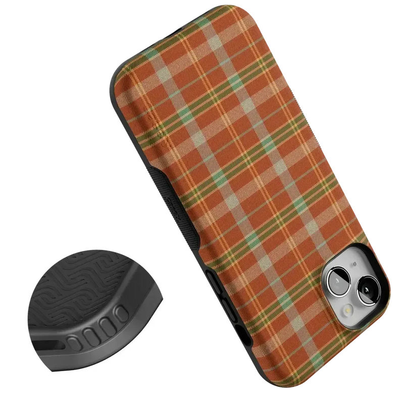 Spiced Chai | Fall Plaid Case Phone Case get.casely 