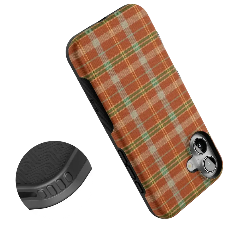 Spiced Chai | Fall Plaid Case Phone Case get.casely 