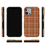 Spiced Chai | Fall Plaid Case Phone Case get.casely 