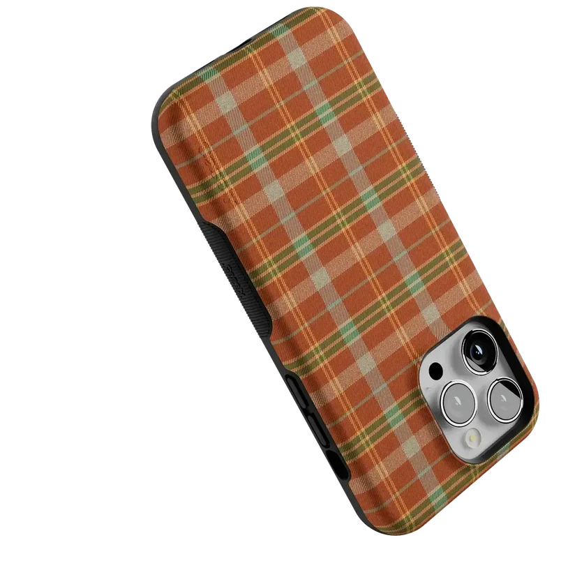 Spiced Chai | Fall Plaid Case Phone Case get.casely 