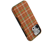 Spiced Chai | Fall Plaid Case Phone Case get.casely 