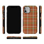Spiced Chai | Fall Plaid Case Phone Case get.casely 