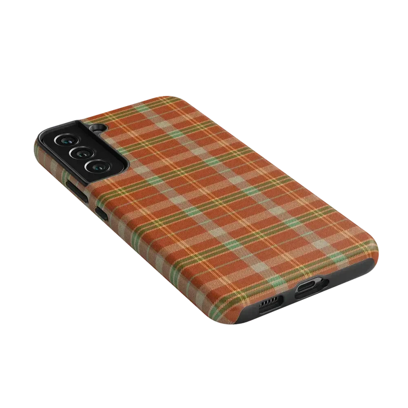 Spiced Chai | Fall Plaid Case Phone Case get.casely 