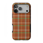 Spiced Chai | Fall Plaid Case Phone Case get.casely 