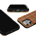 Spiced Chai | Fall Plaid Case Phone Case get.casely 