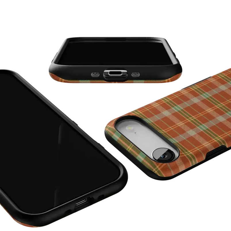 Spiced Chai | Fall Plaid Case Phone Case get.casely 