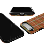 Spiced Chai | Fall Plaid Case Phone Case get.casely 