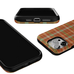 Spiced Chai | Fall Plaid Case Phone Case get.casely 