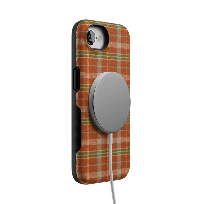 Spiced Chai | Fall Plaid Case Phone Case get.casely 