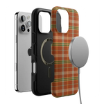 Spiced Chai | Fall Plaid Case Phone Case get.casely 