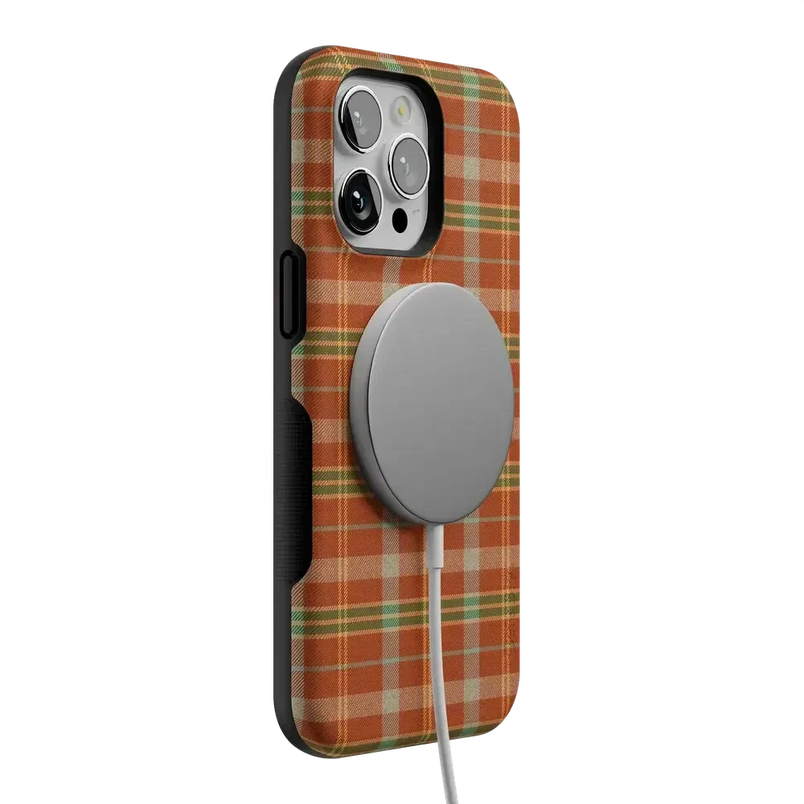 Spiced Chai | Fall Plaid Case Phone Case get.casely 